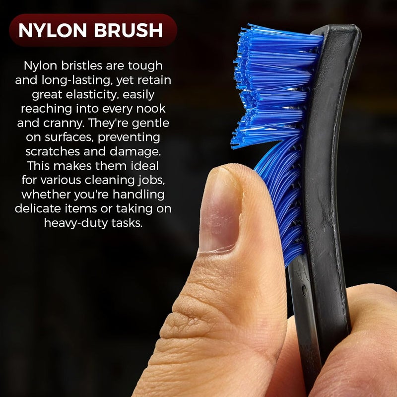 PINGMIC 6 Pack Double-Ended Gun Cleaning Brushes Set - Nylon Bristle Brushes - All Purpose Gun Cleaning Supplies Kit - Image 4